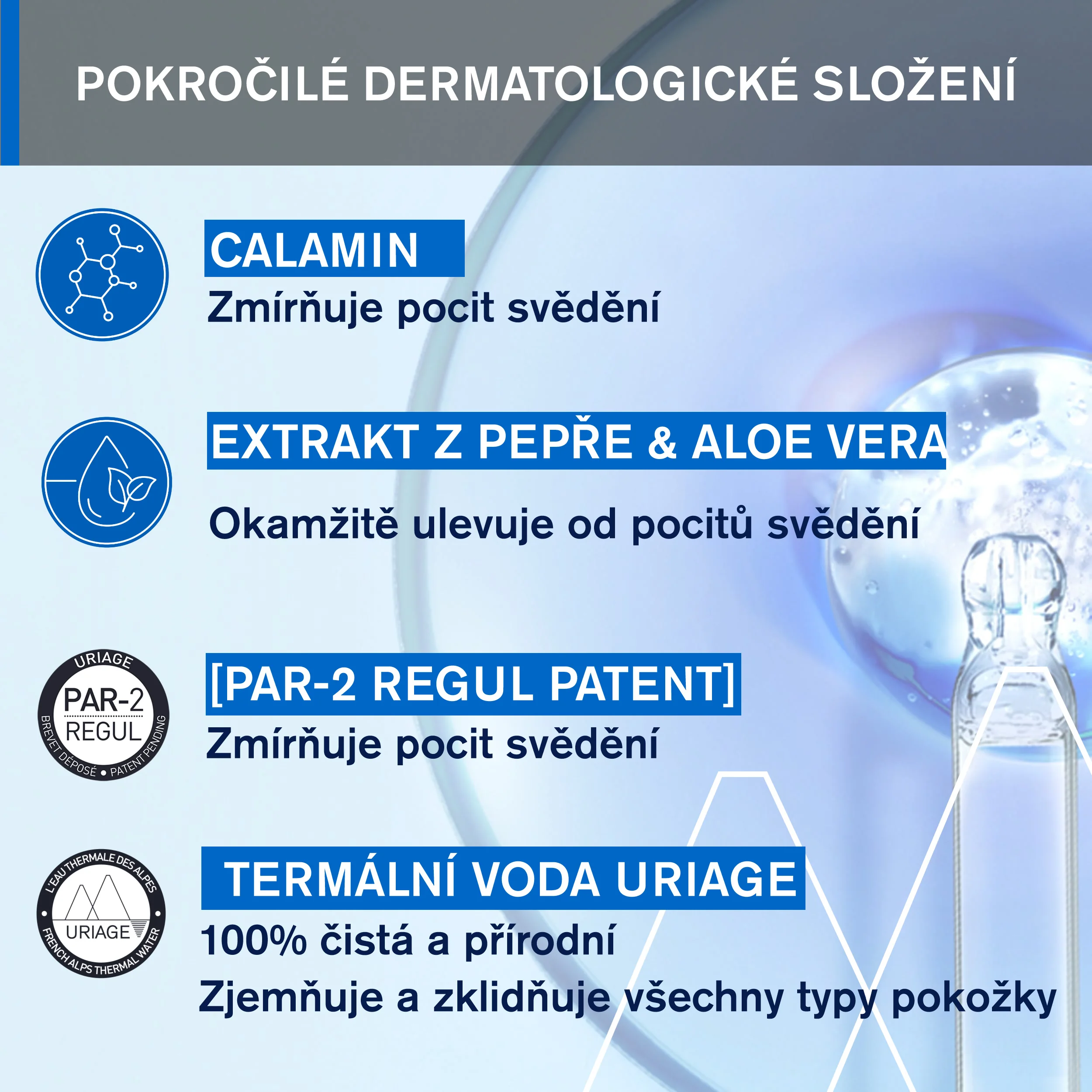 Uriage Pruriced SOS roll-on po bodnutí hmyzem 15 ml