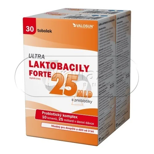Ultra LAKTOBACILY Forte 25 MLD tob.30 1+1