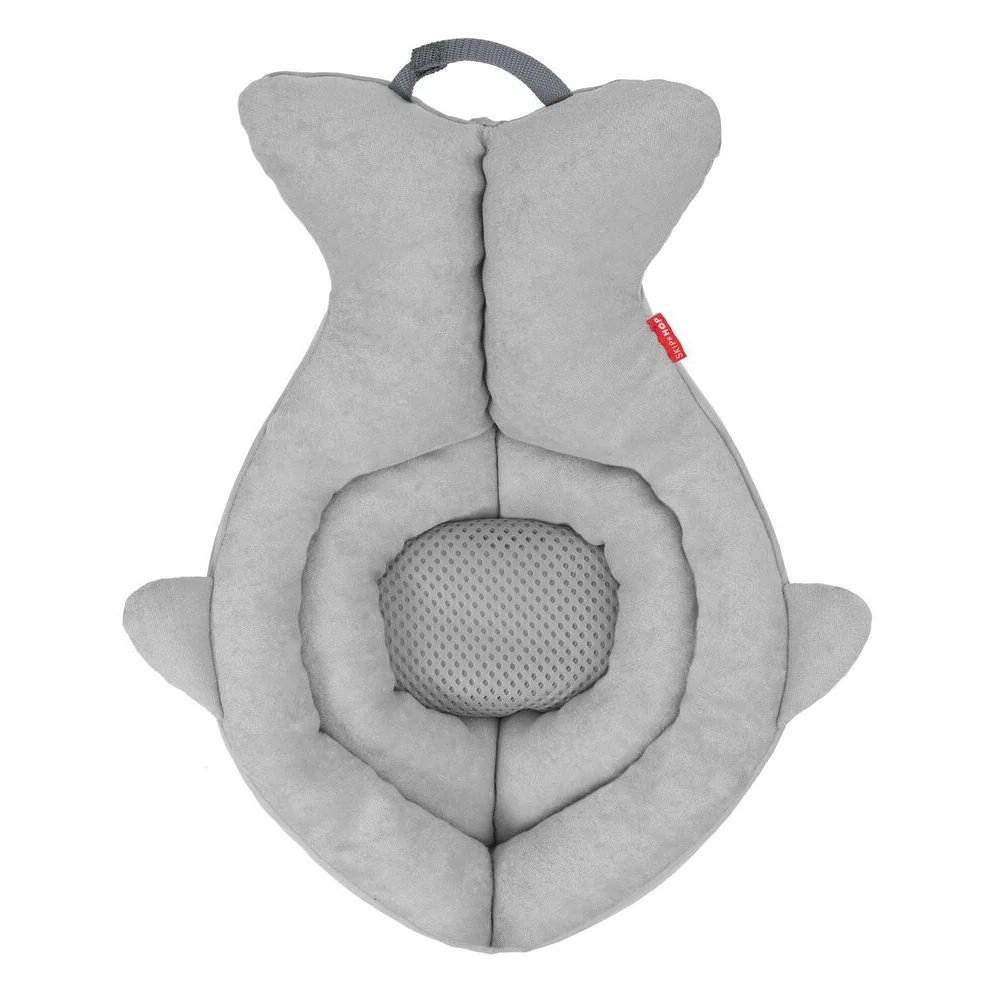 SKIP HOP Podložka do koupele froté Moby Grey 0-6m