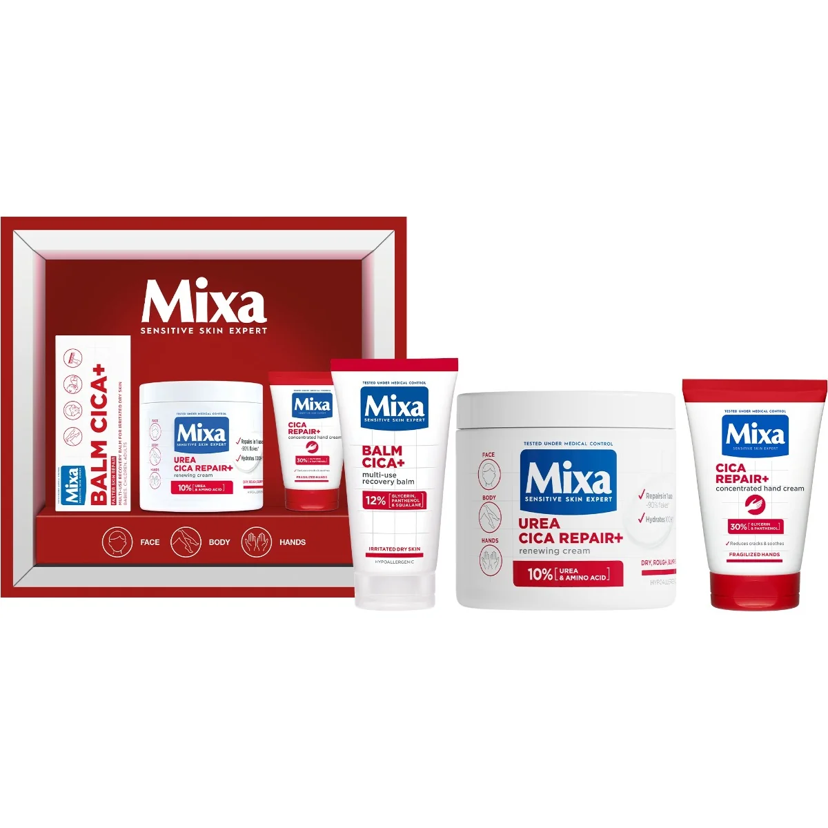 Mixa Cica Repair+ dárková sada 3 ks