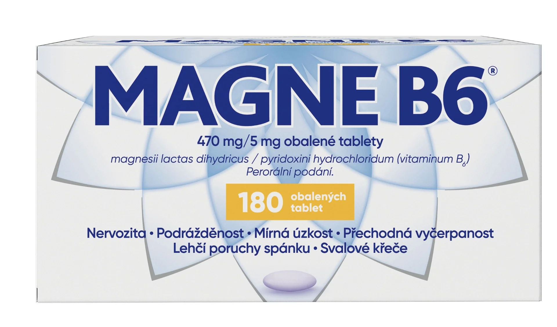 Magne B6 470 mg/5 mg 180 tablet