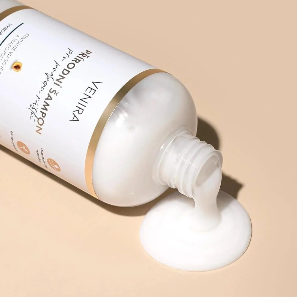 Venira Přírodní šampon pro podporu růstu vlasů meruňka 300 ml