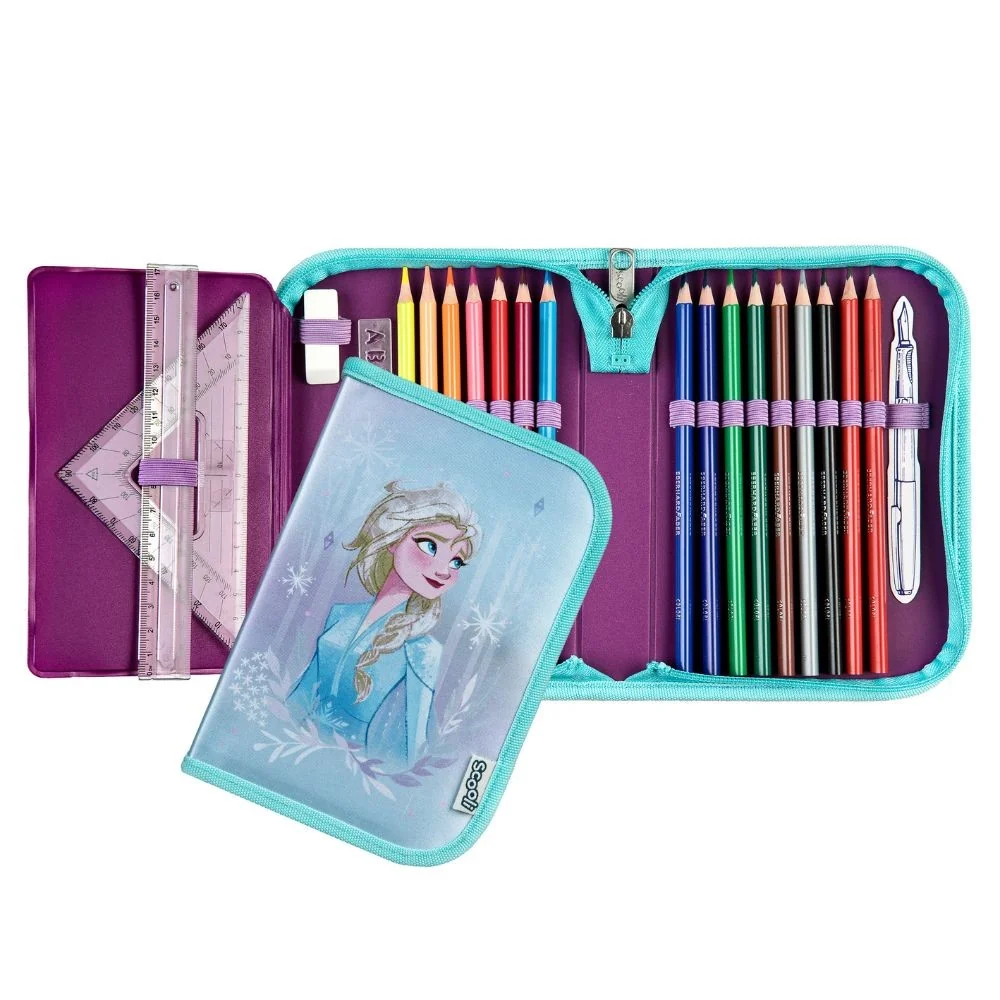 Oxybag Frozen - jednopatrový penál naplněný