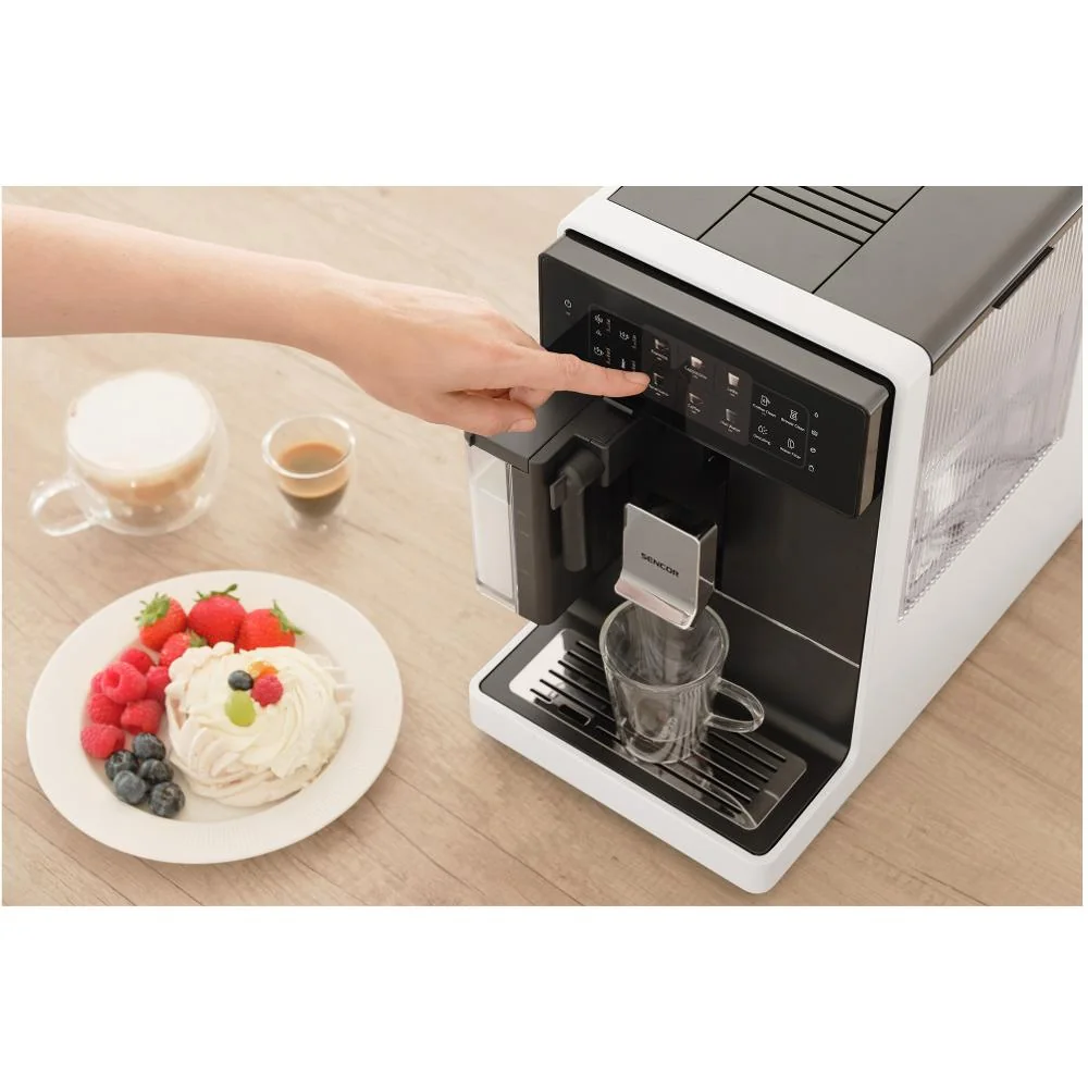 SENCOR SES 9301WH Espresso automatický kávovar bílý