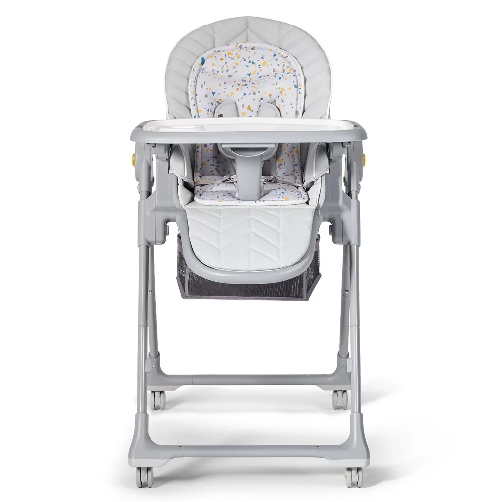 Kinderkraft select Židlička jídelní Lastree Grey, Premium