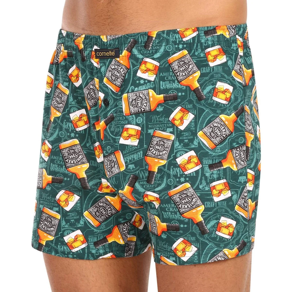 Cornette Pánské trenky Classic vícebarevné (001/146) M