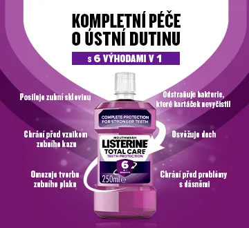 LISTERINE® Total Care Teeth Protection - kompletní péče o ústní dutinu 6v1