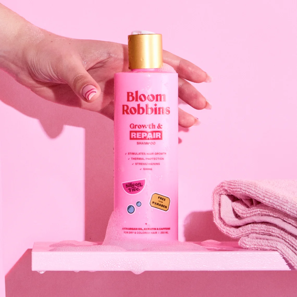 Bloom Robbins Šampon na regeneraci s keratinem pro barvené a poškozené vlasy 250 ml
