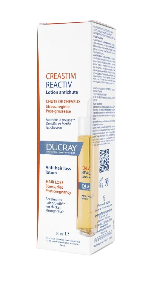 Ducray Creastim Reactiv Roztok proti vypadávání vlasů 2měsíční kúra 60 ml