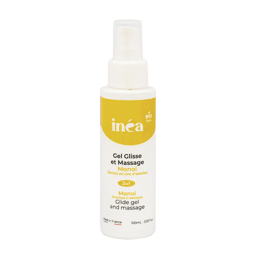 Inéa Bio hydratační lubrikační a masážní gel monoi s aloe vera - 100 ml