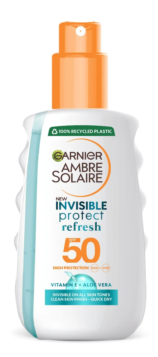 Garnier Ambre Solaire Invisible Protect Sprej na opalování SPF50 200 ml
