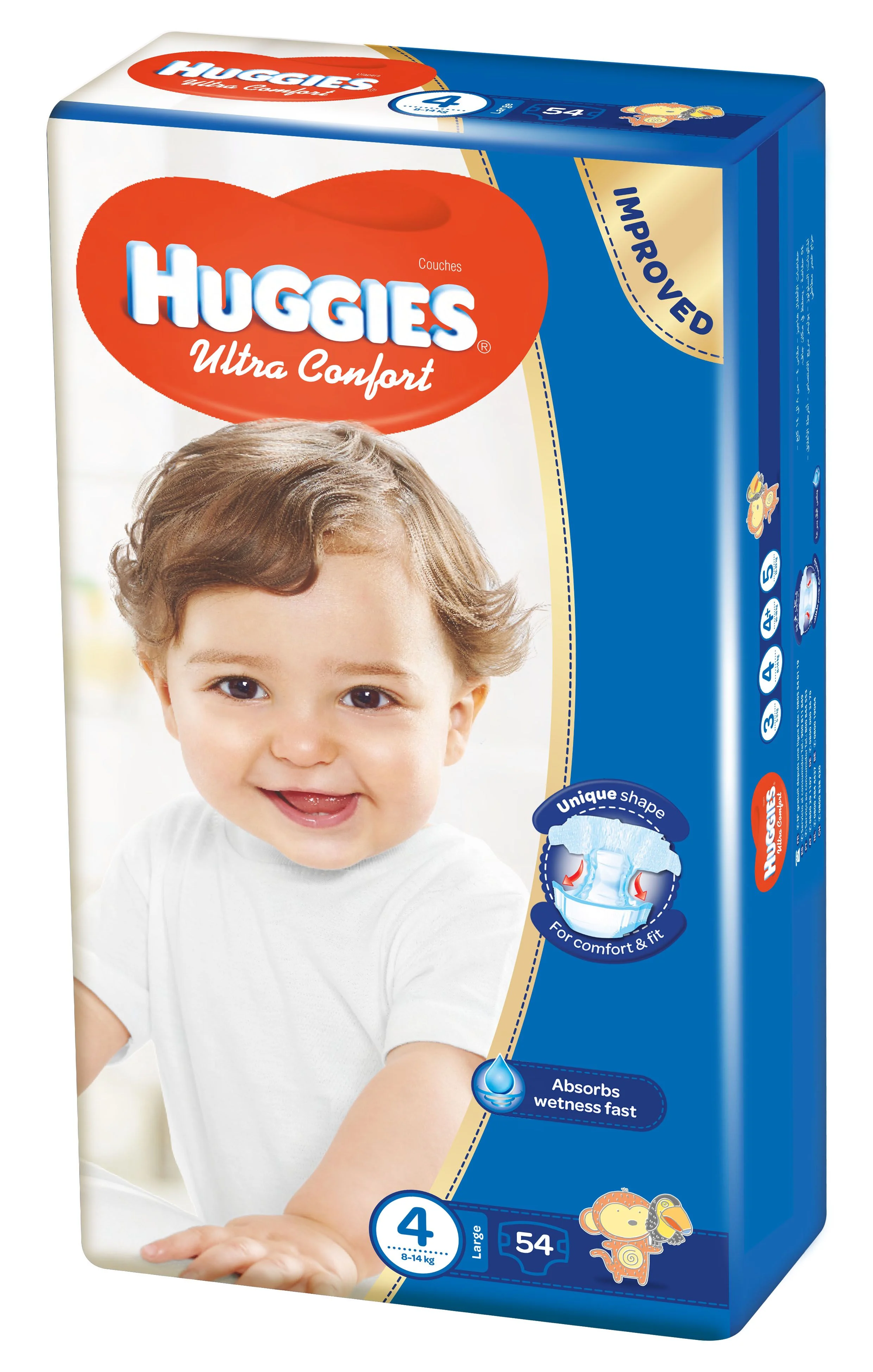 HUGGIES Ultra Comfort pleny vel.4, 54ks