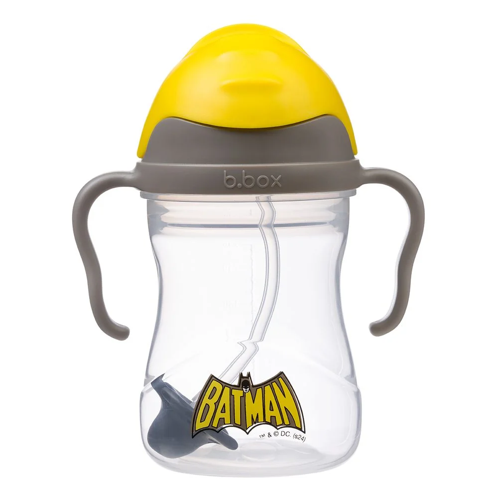 B.BOX Hrneček s brčkem 240 ml - Batman