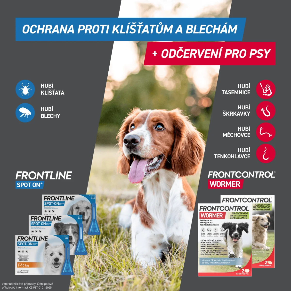FRONTLINE SPOT-ON pro psy 2–10 kg (S) 3 pipety