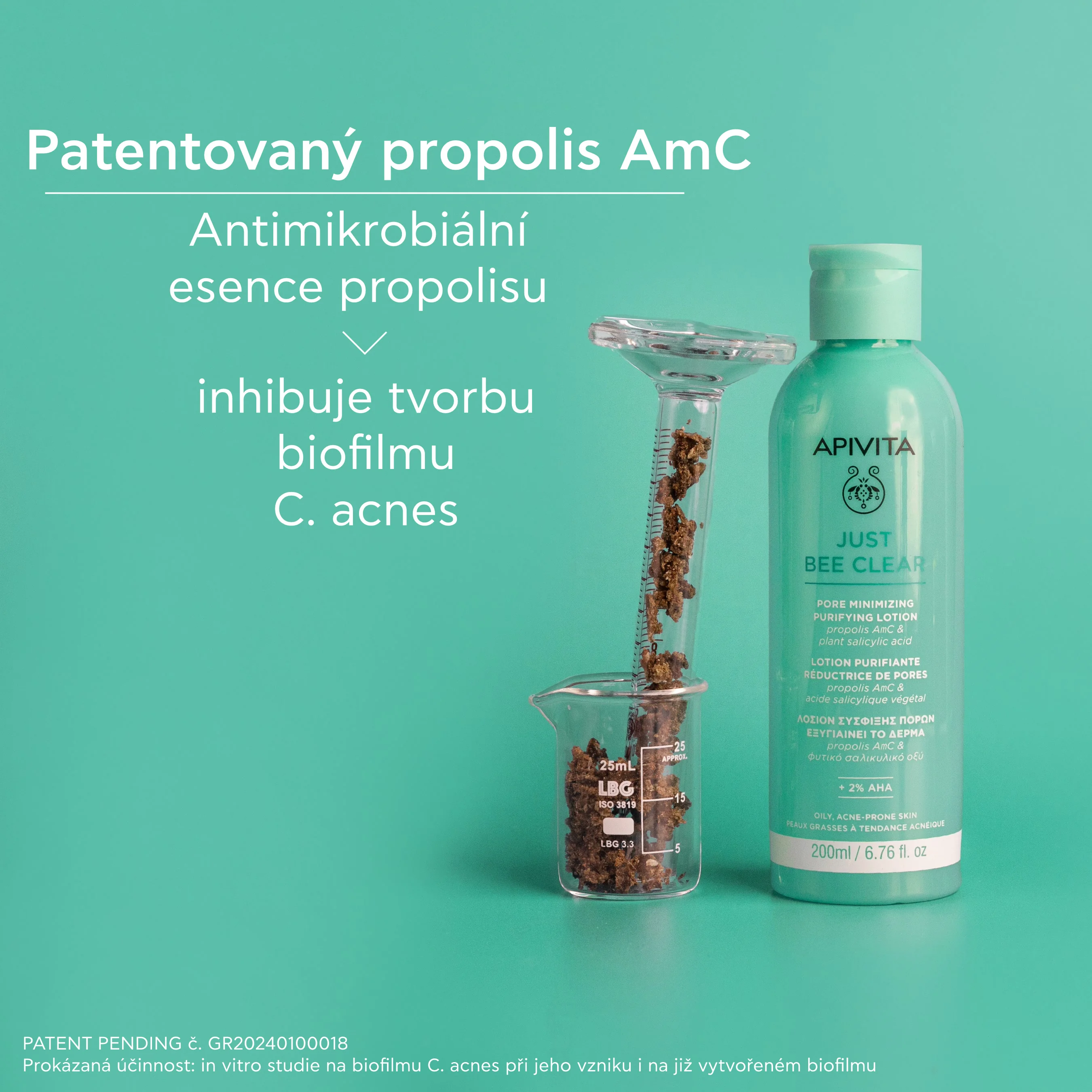 APIVITA Just Bee Clear pleťová voda na rozšířené póry a černé tečky 200 ml