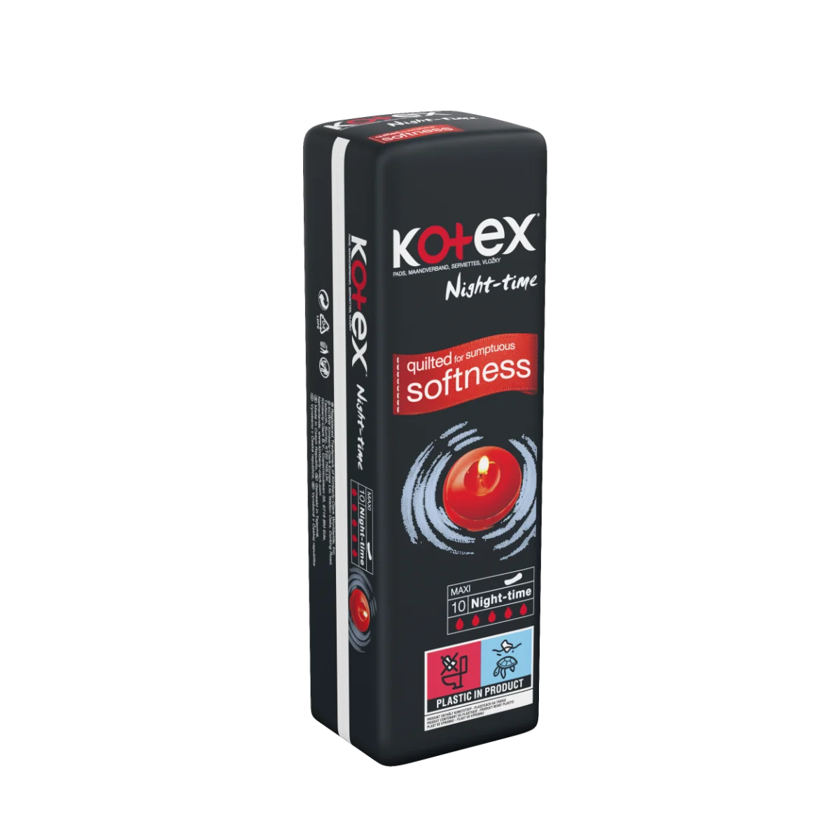 Kotex Night-time Maxi vložky 10 ks
