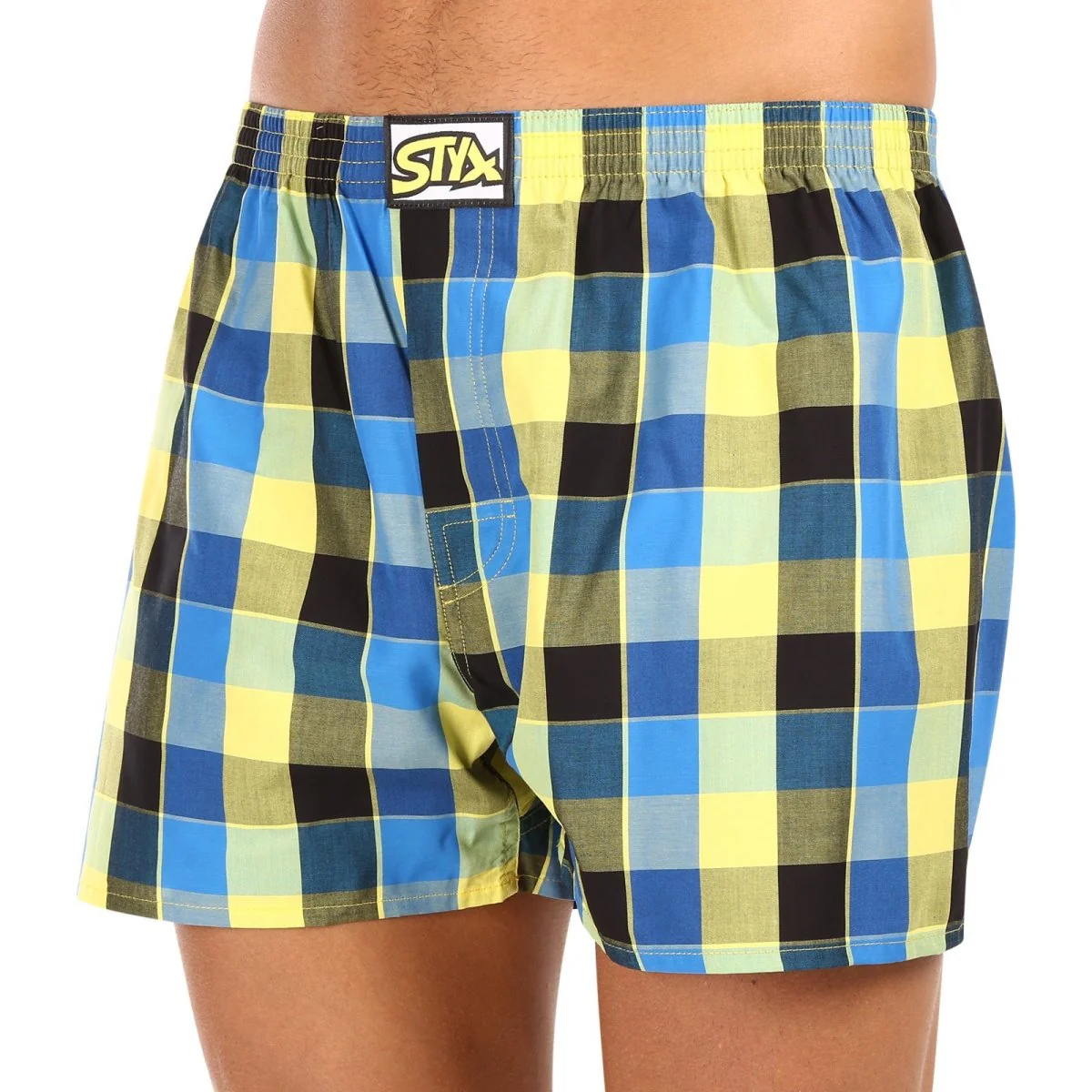 Styx Pánské trenky klasická guma nadrozměr vícebarevné (E1015) 3XL
