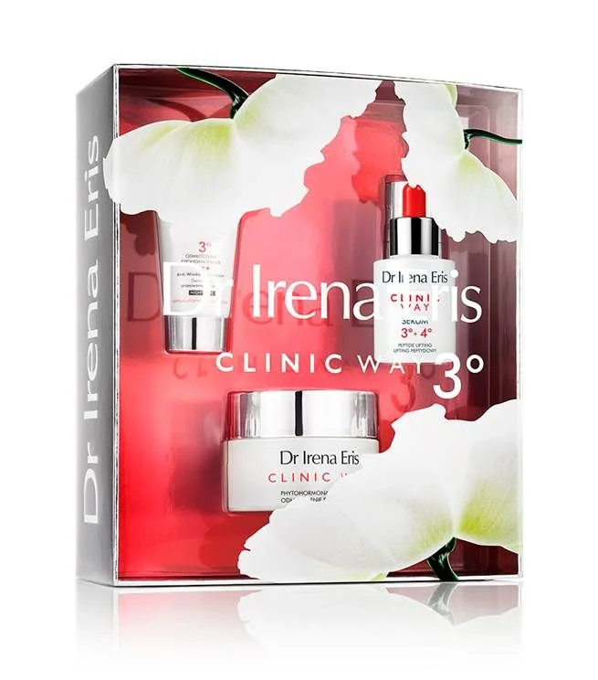 Dárkový balíček CLINIC WAY 3º (denní krém 50ml, noční krém 30ml, sérum 30ml)