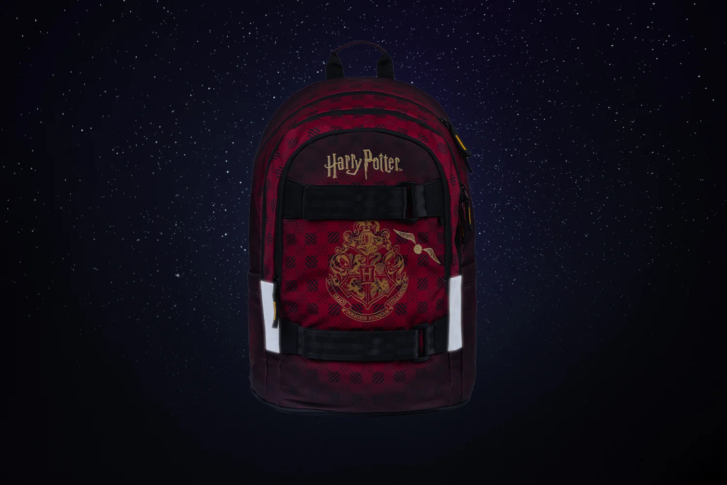 Baagl Školní batoh Skate Harry Potter Bradavice vínový
