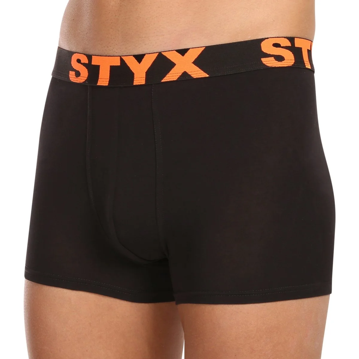 Styx 5PACK pánské boxerky sportovní guma černé (5G9602) XXL