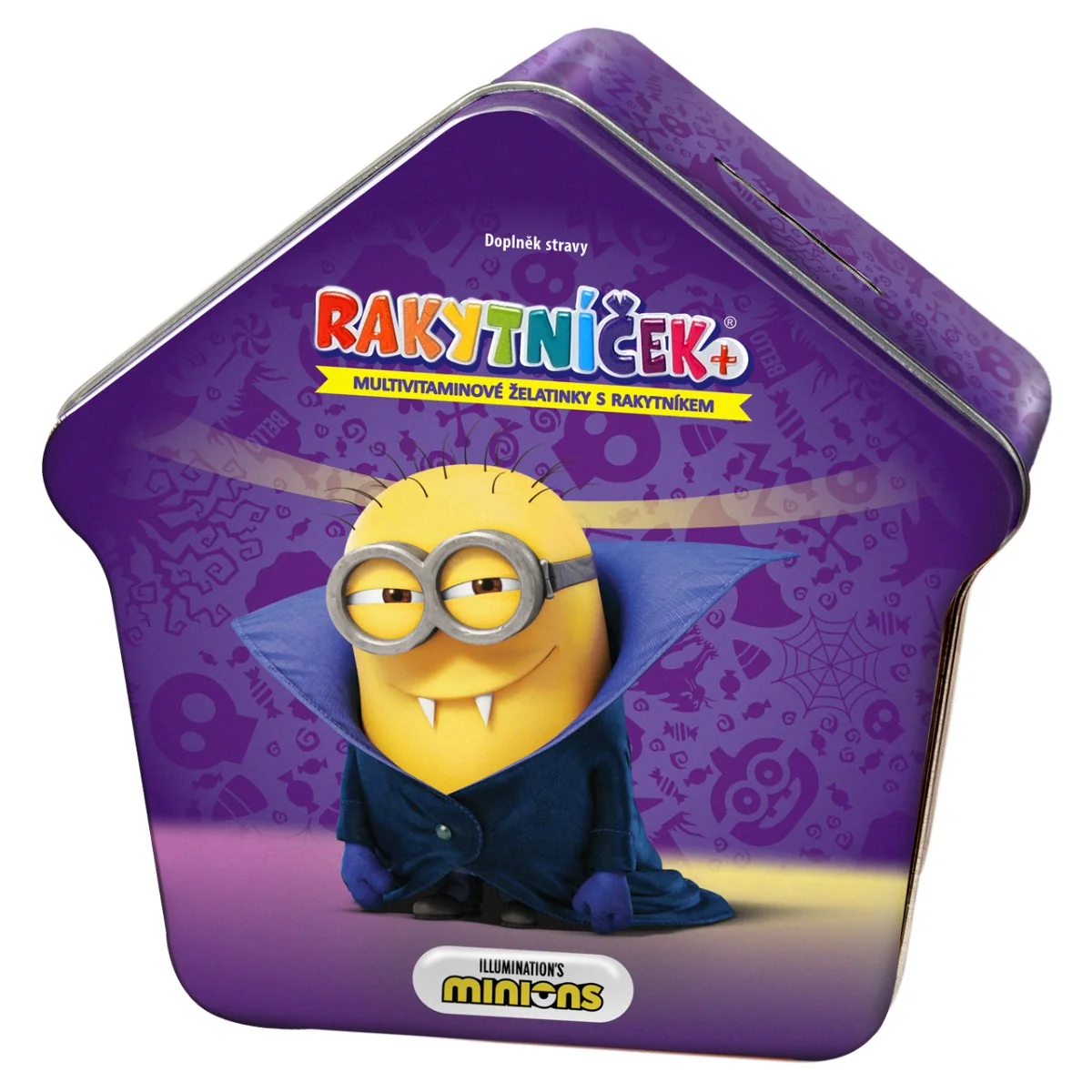 Rakytníček Multivitaminové želatinky Mimoni domeček Halloween 50 ks