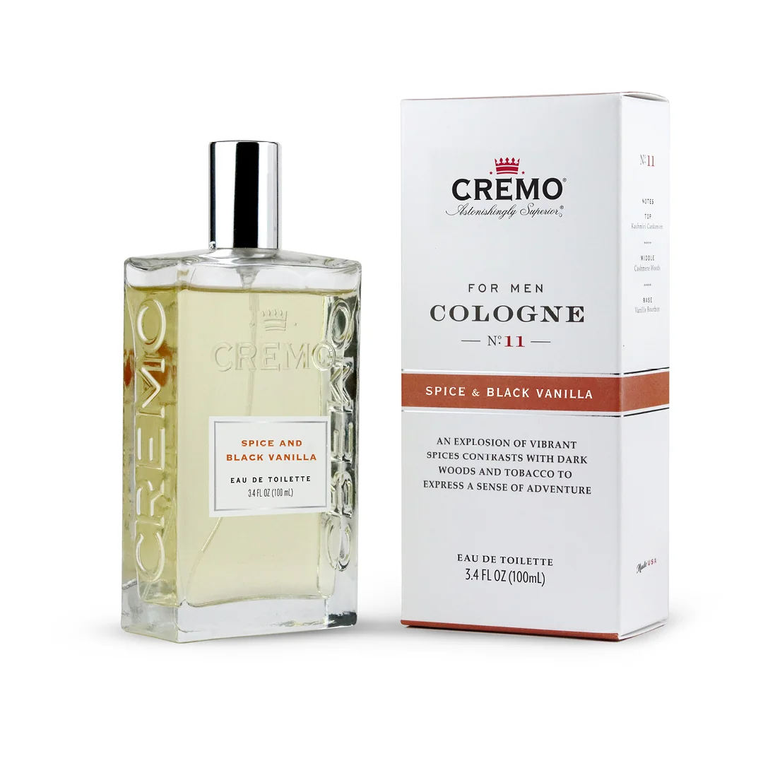 Cremo Spice & Black Vanilla toaletní voda pro muže 100 ml