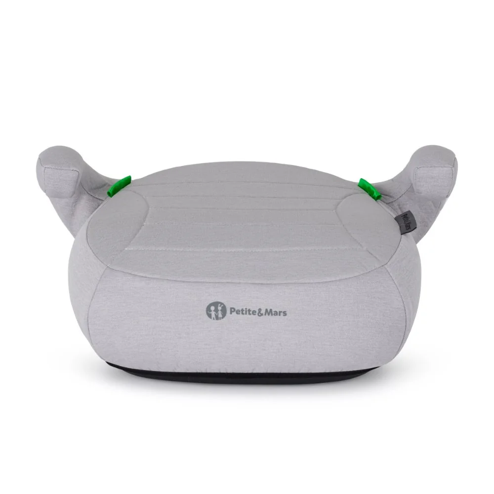 Petite&Mars Podsedák Zuno Gentle Grey 125 - 150 cm (22-36 kg)