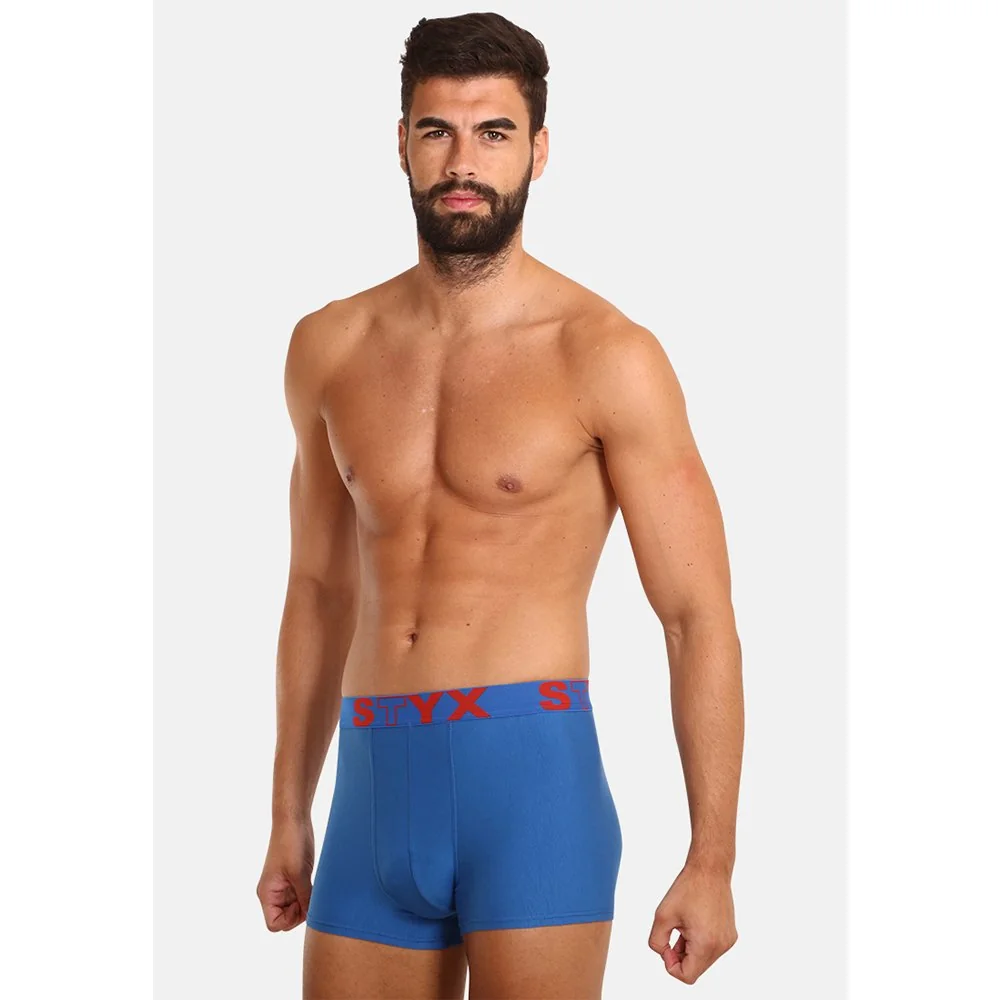 Styx 3PACK pánské boxerky sportovní guma nadrozměr vícebarevné (R9676861) 3XL