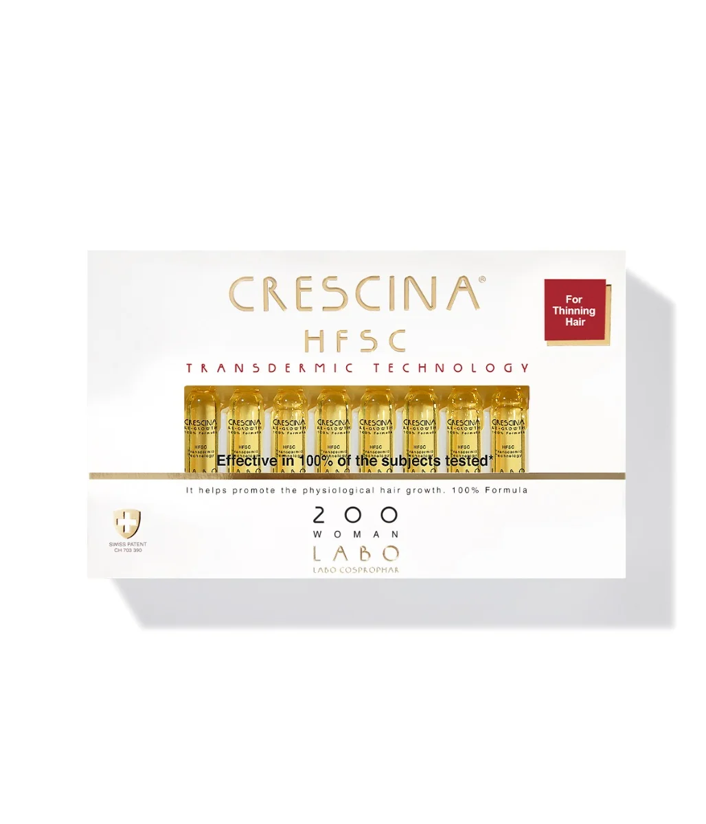Crescina Transdermic péče na podporu růstu vlasů (stupeň 200) ženy 20x3,5 ml
