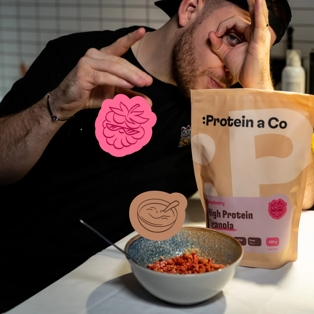 Protein a Co Granola high protein malina 400 g