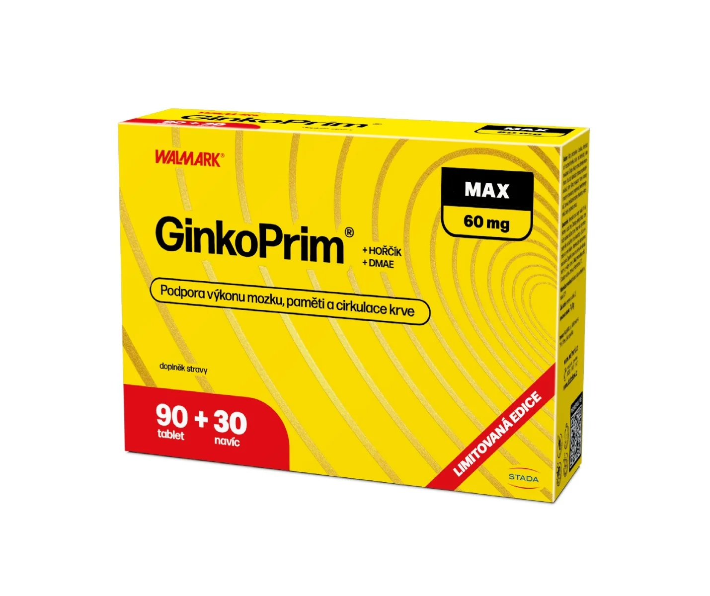 Walmark GinkoPrim MAX 90+30 tablet navíc