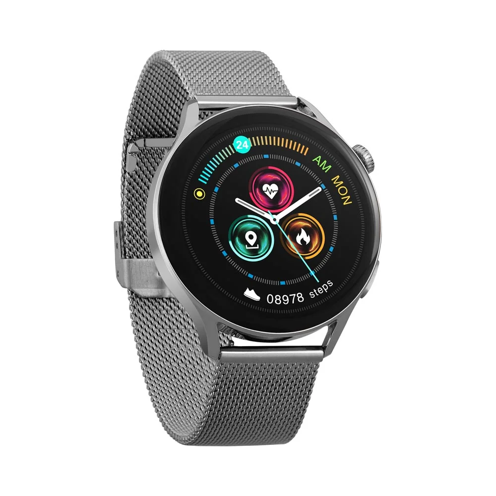 Garett Smartwatch Lady Elegance smart hodinky Silver Steel