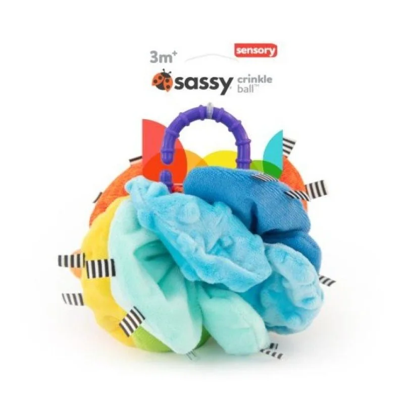 Sassy senzorický míček Crinkle Ball