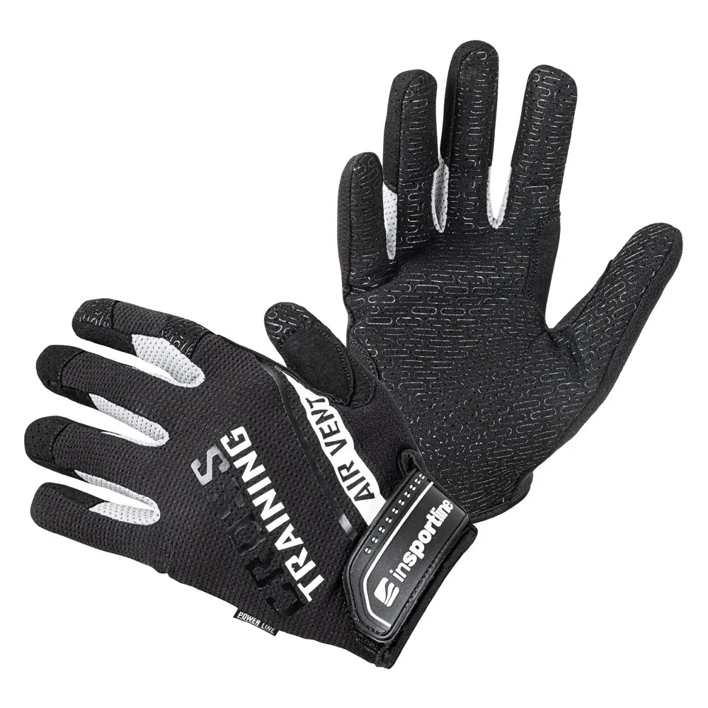inSPORTline Fitness rukavice Taladaro černo-bílá - XXL