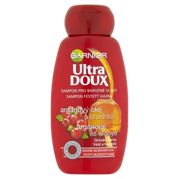 Garnier Ultra Doux Arganový olej a brusinka šampon pro barvené vlasy 250ml 