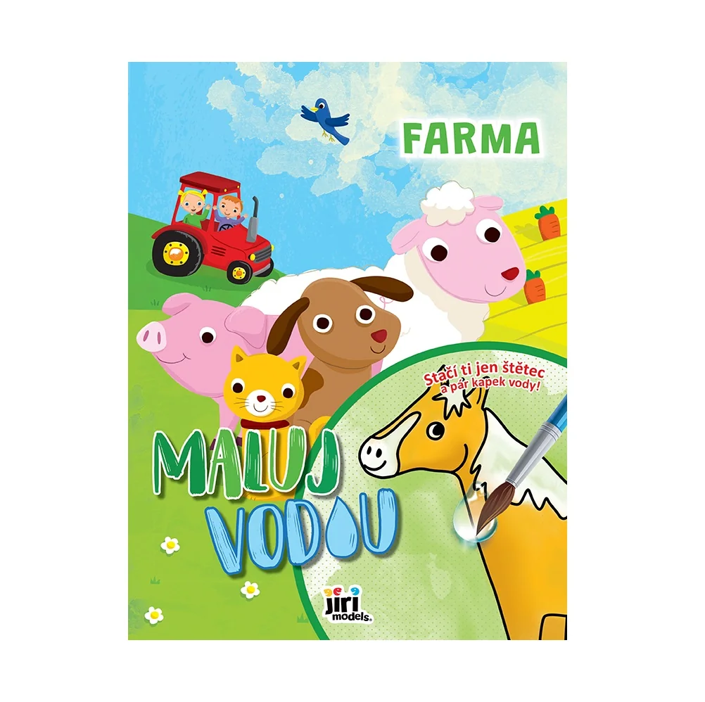 JIRI MODELS Maluj vodou A4 Farma 1 ks