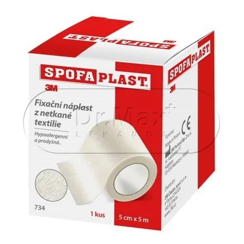 3M Spofaplast Fixační náplast z netkané textilie 5cmx5m