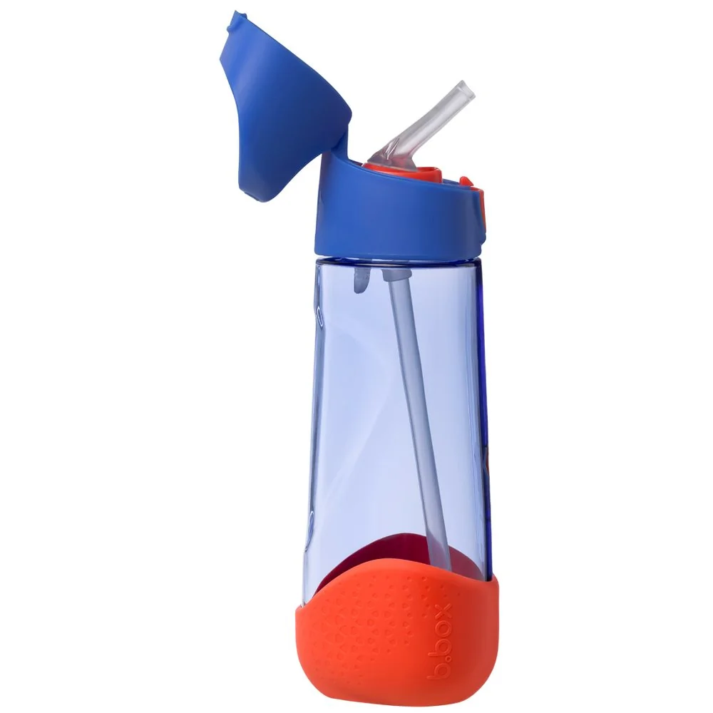 B.BOX Lahev na pití s brčkem 600 ml - Superman |