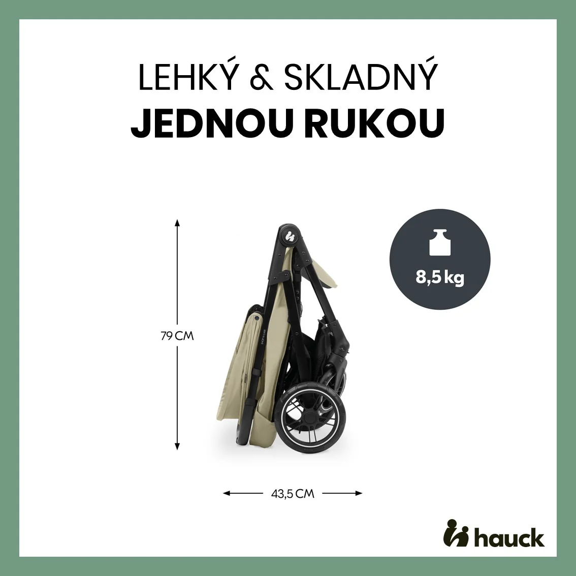 Hauck Sporťák Shop N Care Olive