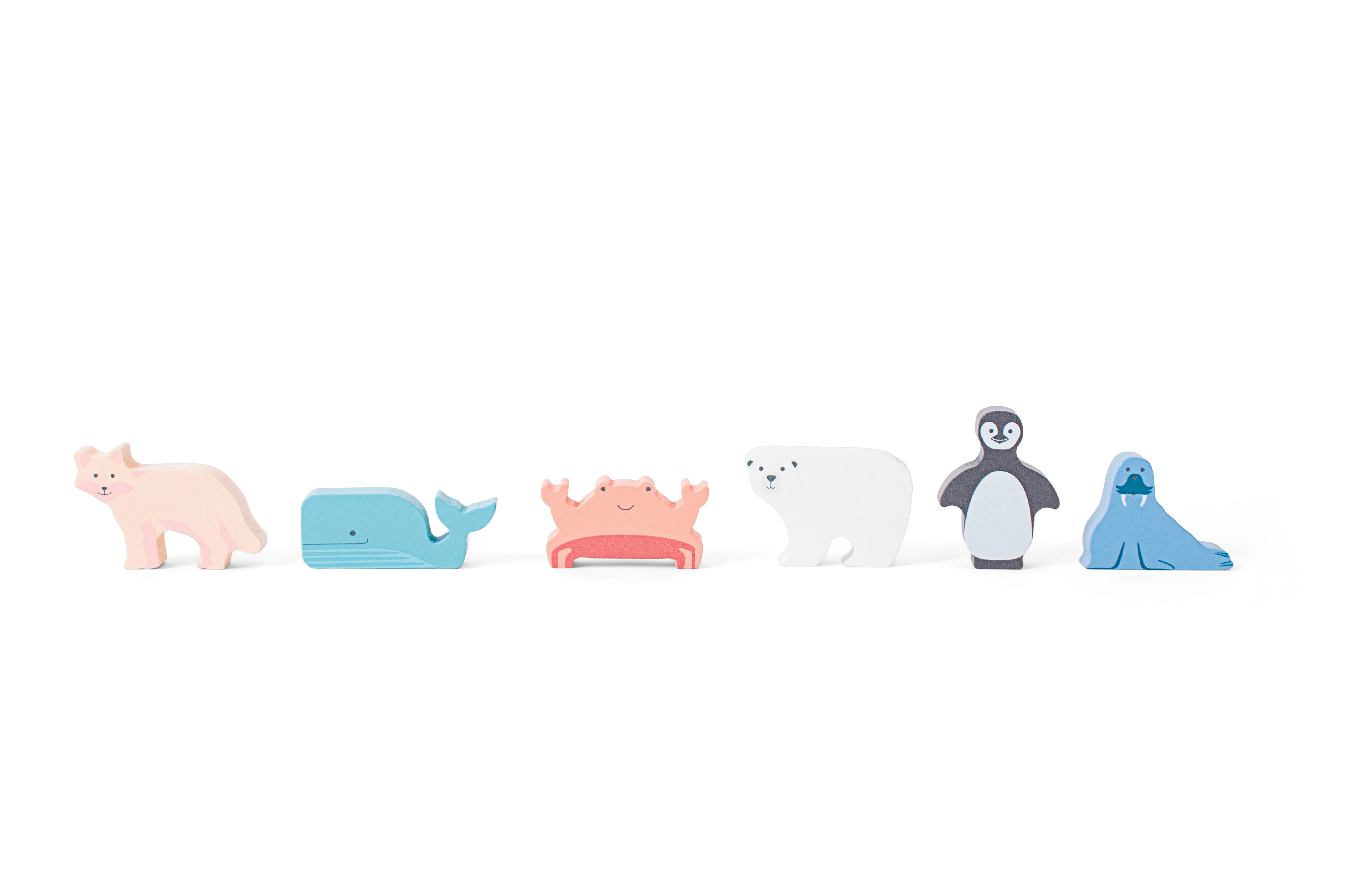 BS Toys Dřevěná obrysová vkládačka