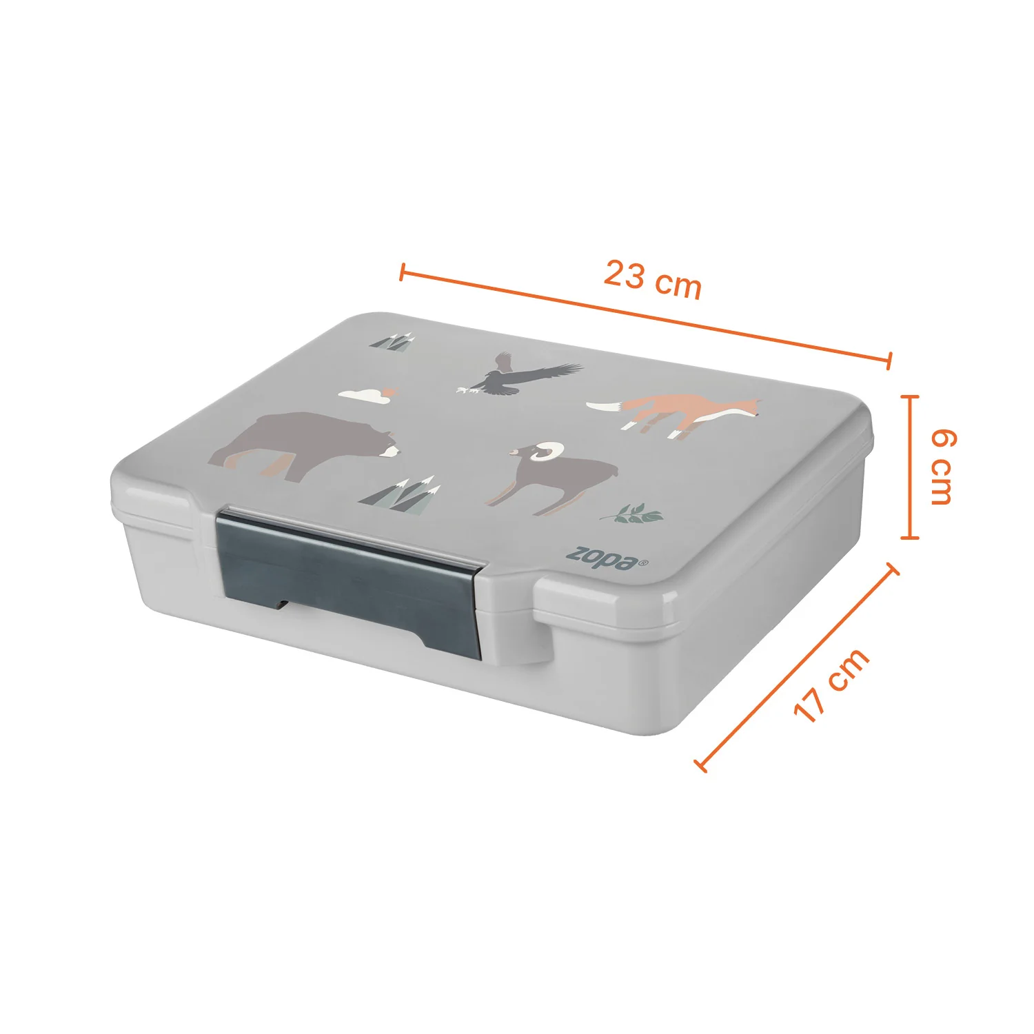 Zopa Svačinový box 1330 ml, Mountains 2
