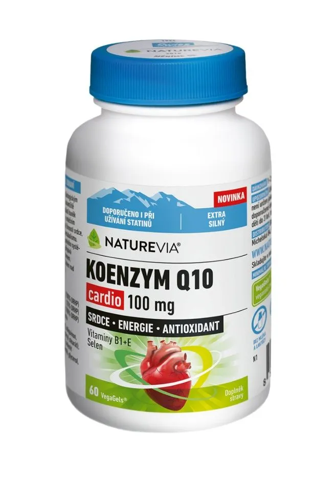 NatureVia Koenzym Q10 Cardio 100 mg