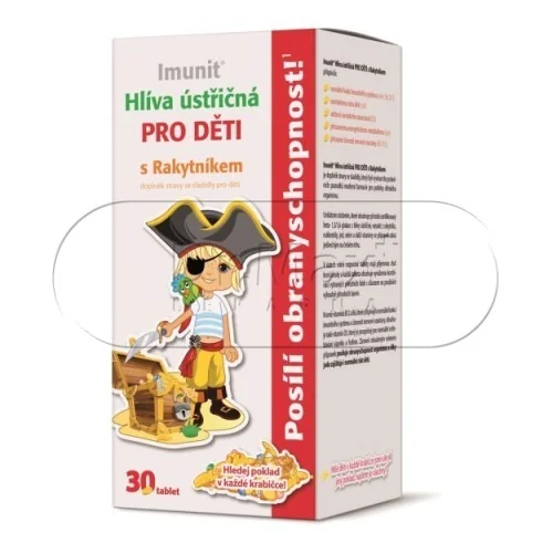 Hlíva ústřičná PRO DĚTI s Rakytníkem Imunit tbl.30 POKLAD
