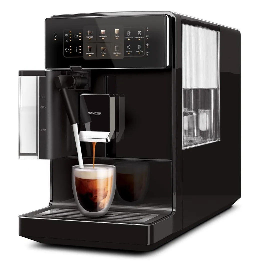 SENCOR SES 9300BK Espresso automatický kávovar černý