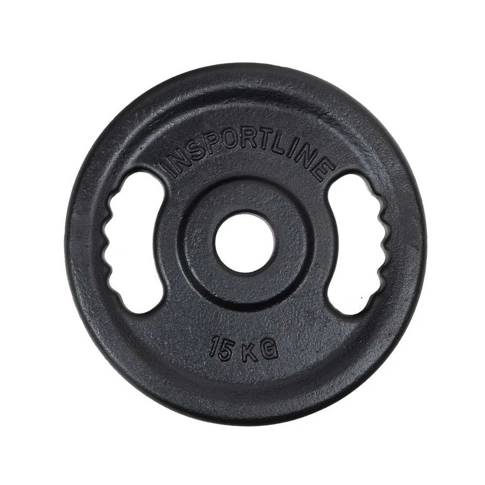 inSPORTline Litinový olympijský kotouč Castblack OL 15 kg 50 mm