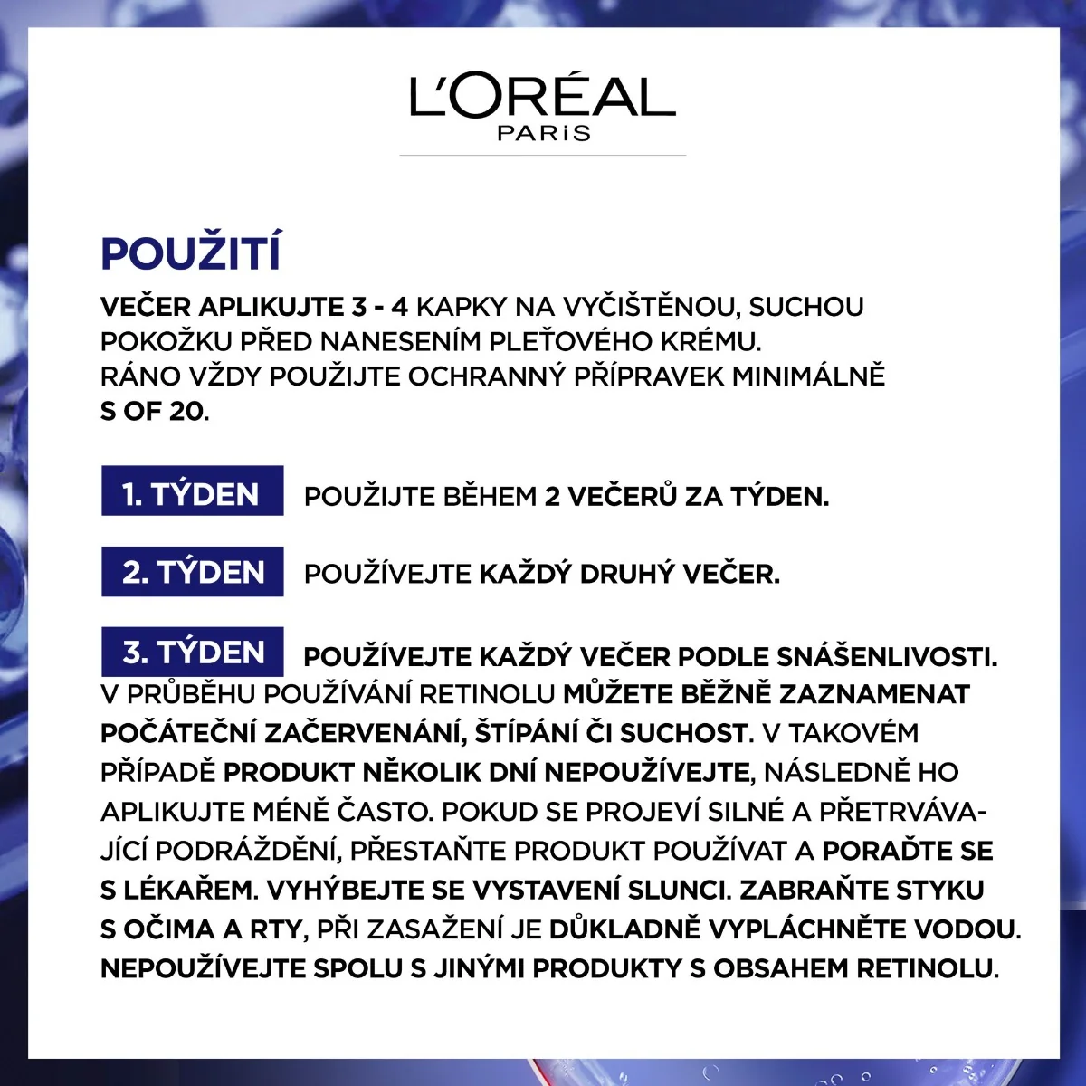 Loréal Paris Revitalift Laser noční sérum s retinolem 30 ml