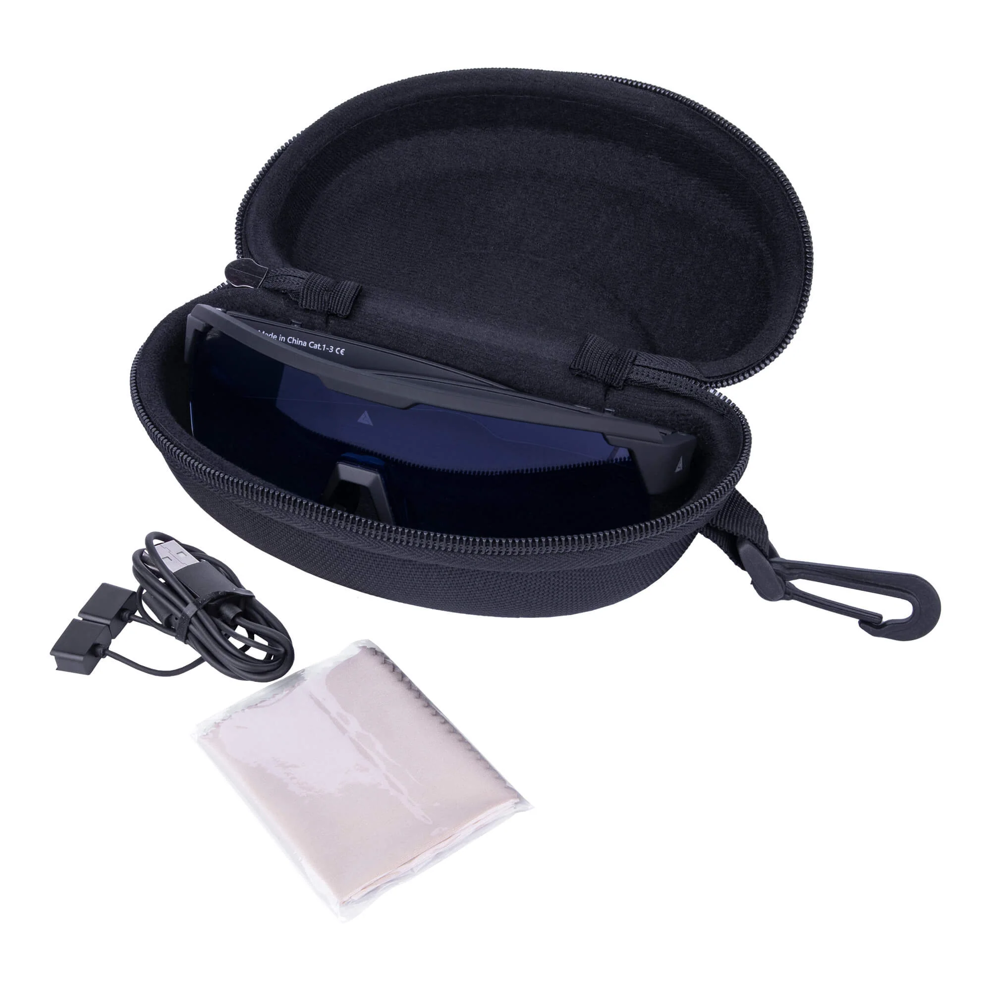 LACETO Bluetooth Sluneční brýle HYBRID BT BLUE, fotochromatické