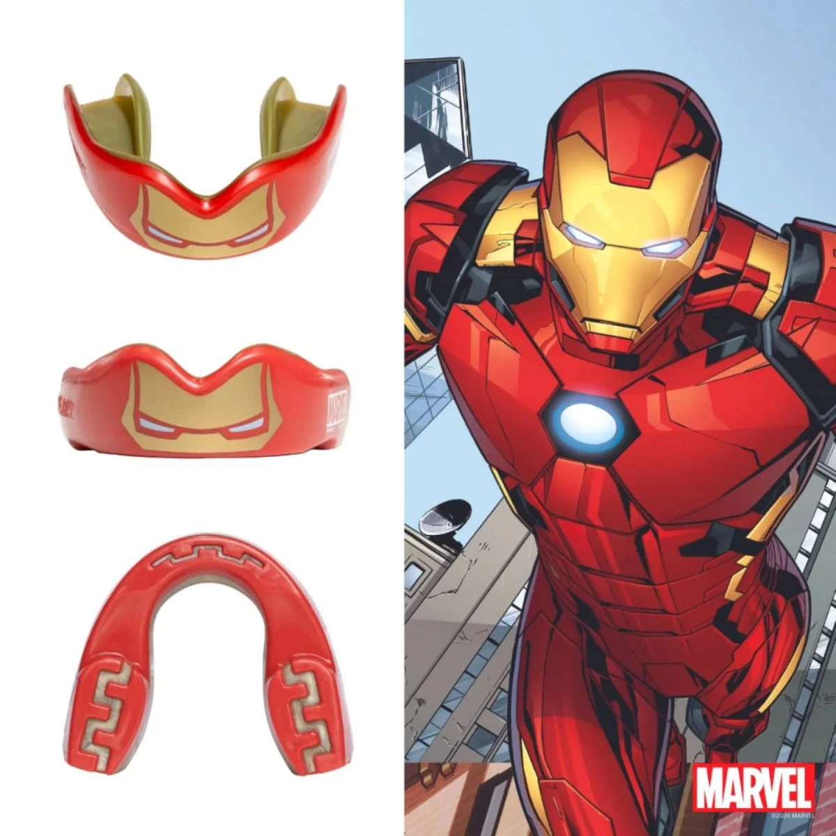 SAFEJAWZ Chránič zubů Iron-man, Velikost: Senior