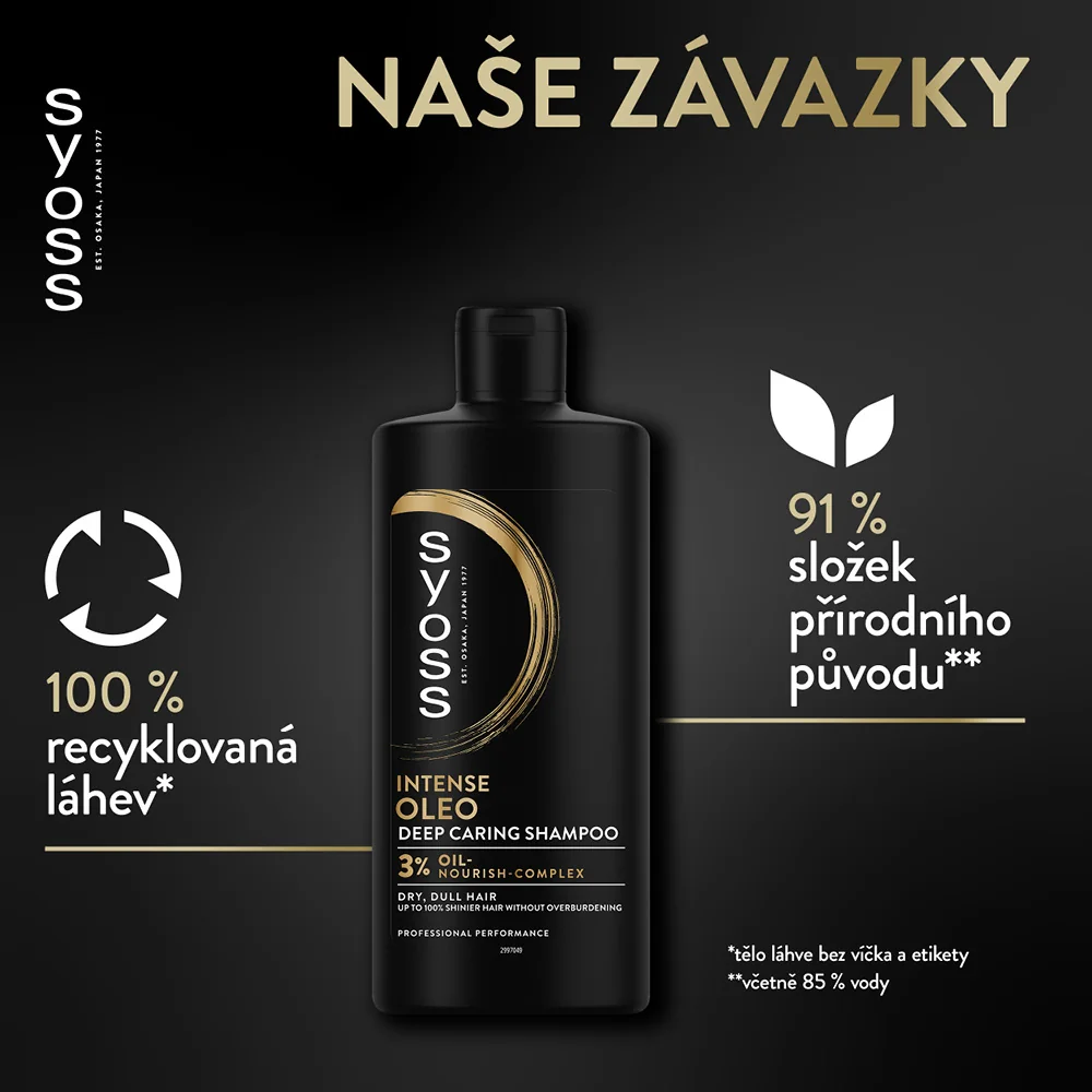 Syoss Oleo Intense šampon na suché vlasy 440 ml
