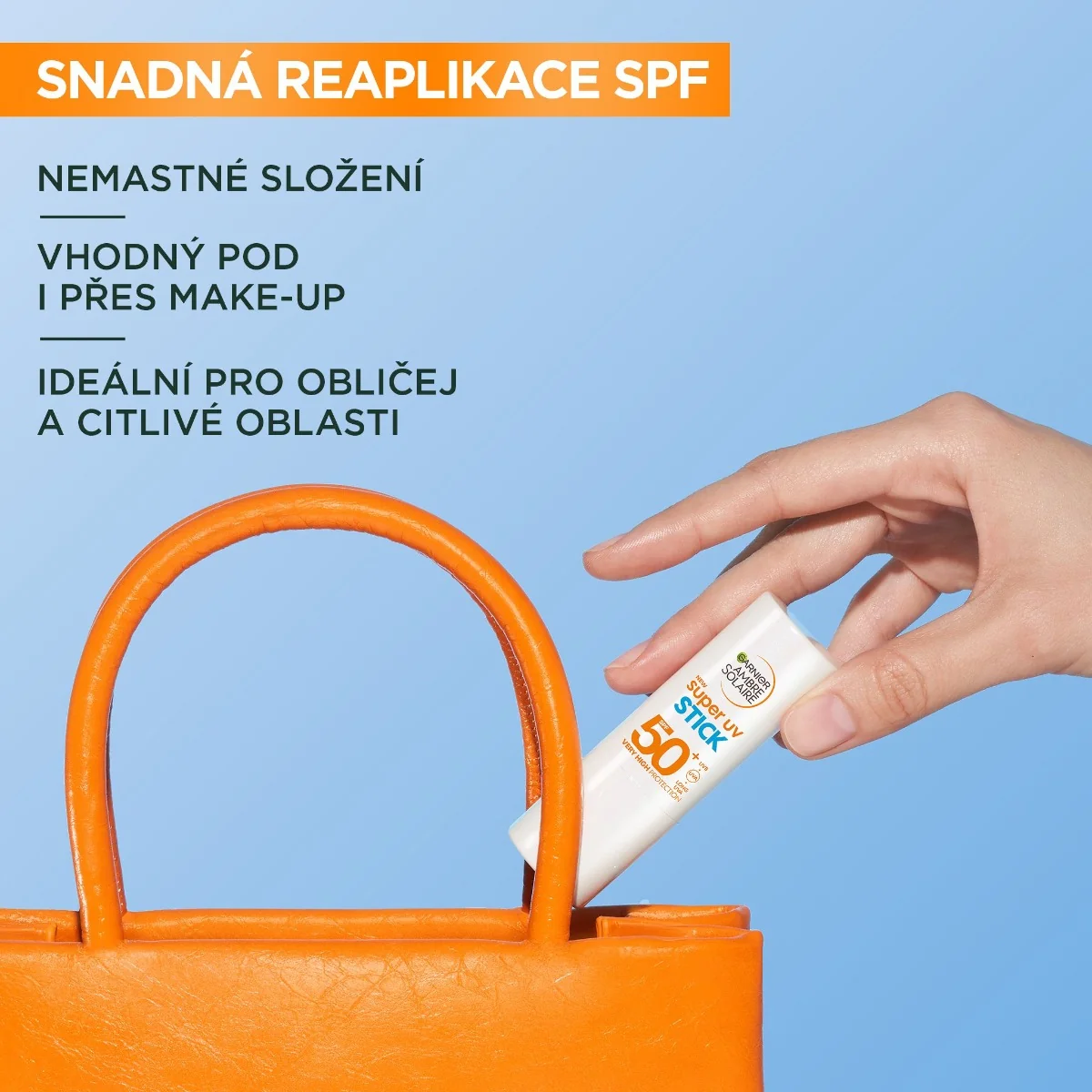 Garnier Ambre Solaire Super UV SPF50+ tyčinka 9 ml